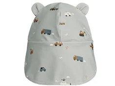 Liewood vehicles/dove blue bade solhat Senia UPF 40+